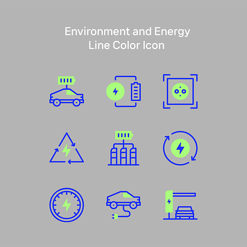 친환경에너지_라인 벡터 아이콘