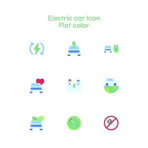 전기자동차_벡터 아이콘