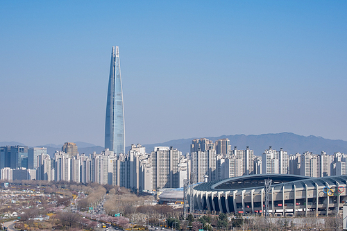 맑은 하늘, 서울 풍경