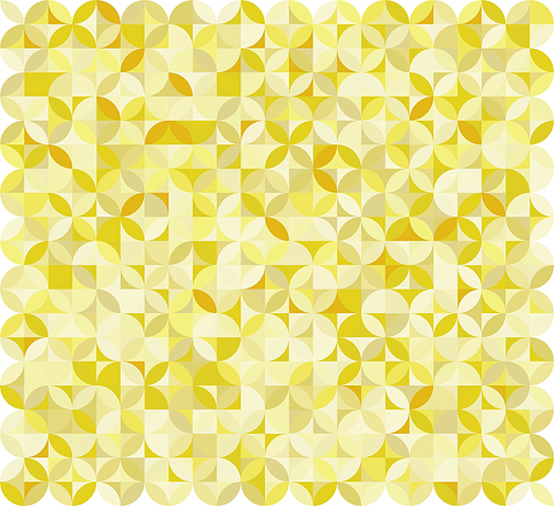 금색 원형 도형 패턴