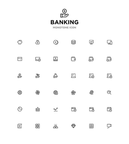모노톤아이콘_banking