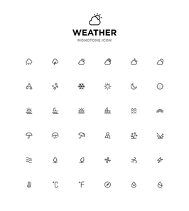 모노톤아이콘_weather