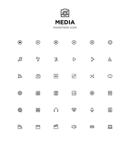 모노톤아이콘_media
