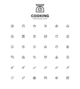 모노톤아이콘_cooking