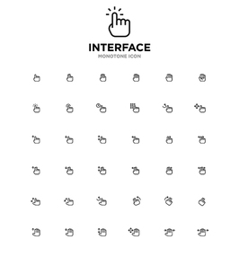 모노톤아이콘_interface