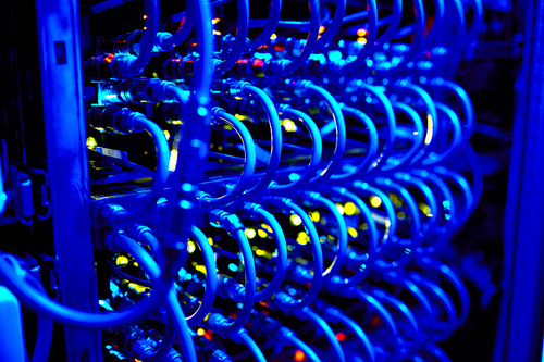 Blue cables of information server