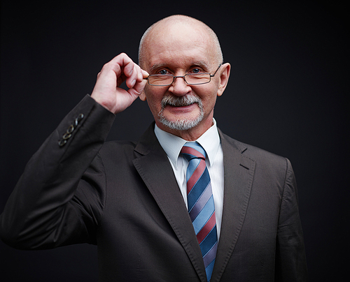 Portrait of smiling businessman 