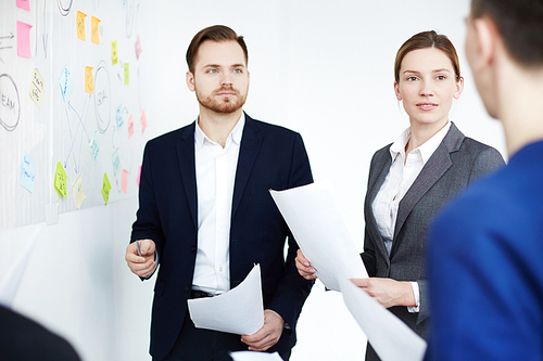 Business team working together during a meeting at office