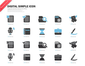 Digital Simple Icon