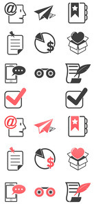 Red Point Icons