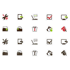 Green & Red Point Icon