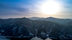 가평 남이섬의 겨울 배