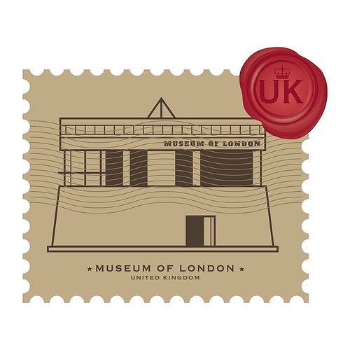 museum of london postage stamp