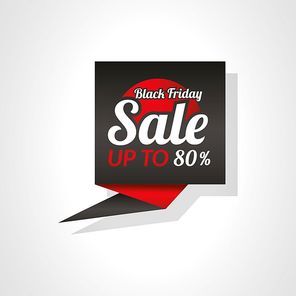 black friday sale ribbon