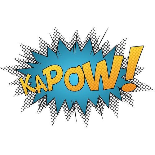 comic effect kapow