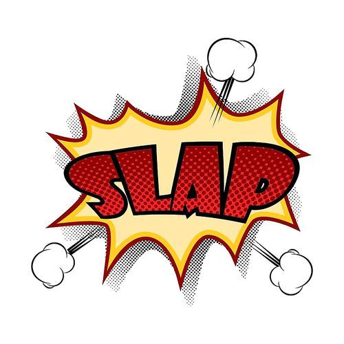 slap comic wording | 유토이미지 | 상세페이지 | 베이직샵 | 일러스트 | 20625661