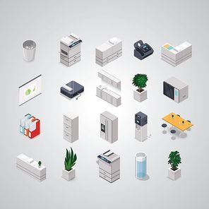 collection of isometric objects