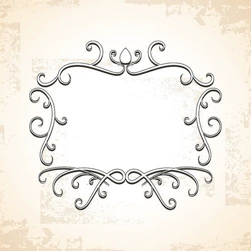 art nouveau frame