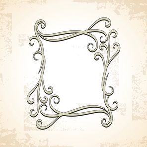 art nouveau frame