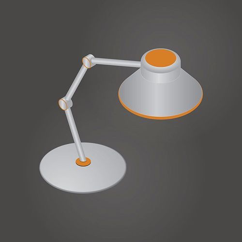 isometric desk lamp