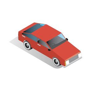 isometric car