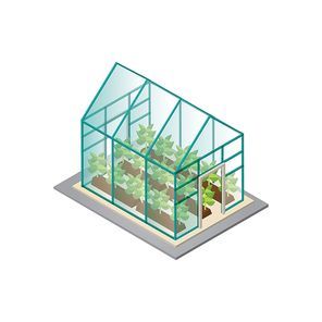 isometric greenhouse