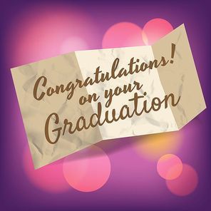 congratulations on your graduation greeting