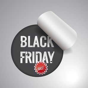 black friday sale sticker