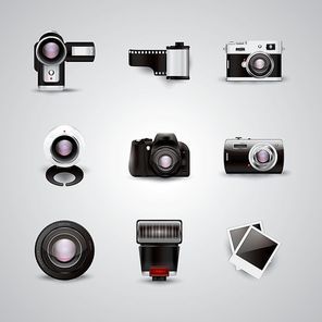 collection of photography icons