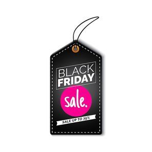 black friday sale tag