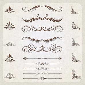 collection of ornamental designs