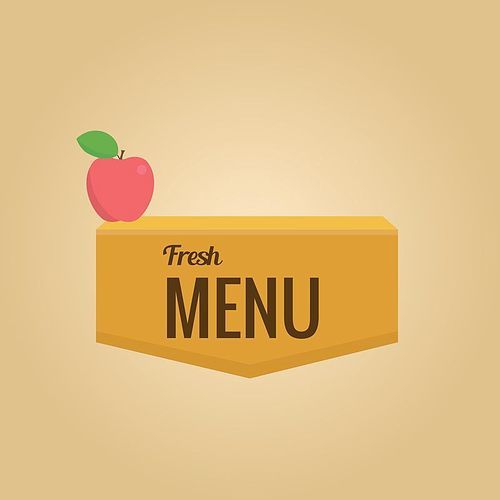 fresh menu design