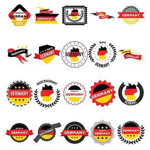 made in germany label set