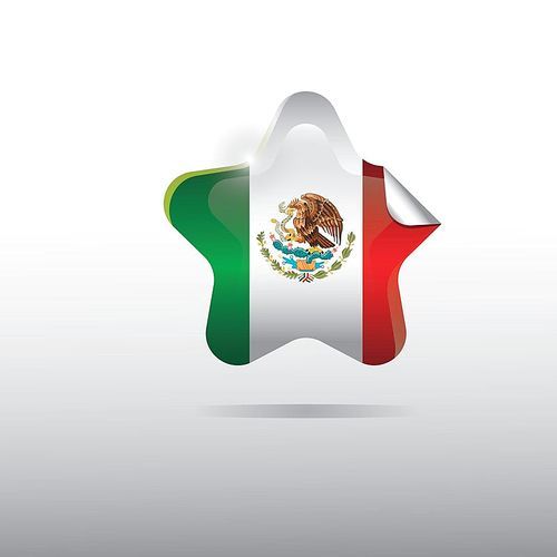 mexico flag sticker