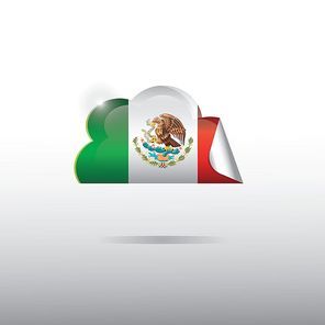 mexico flag sticker