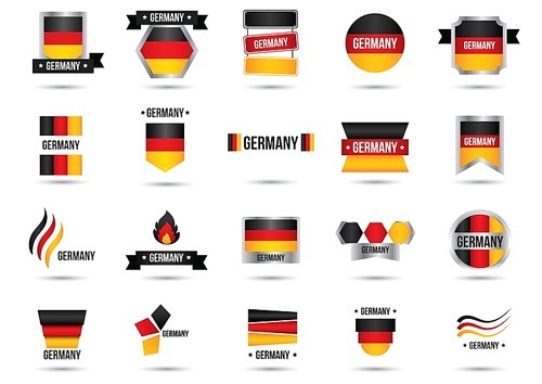 collection of germany flag design