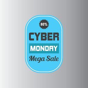 cyber monday sale sticker