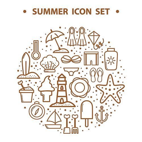 summer icons