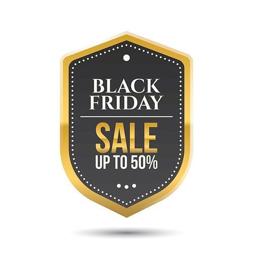 black friday sale label