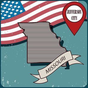 missouri map label