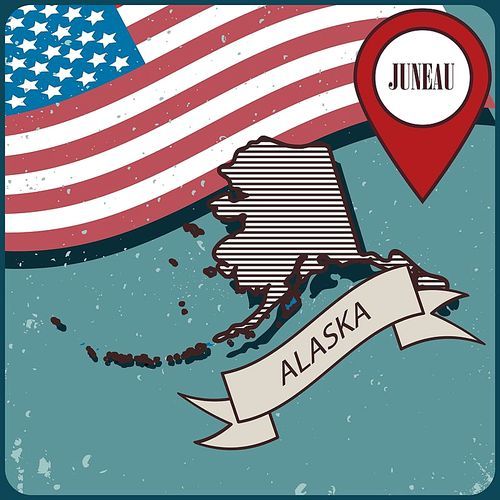 alaska map label