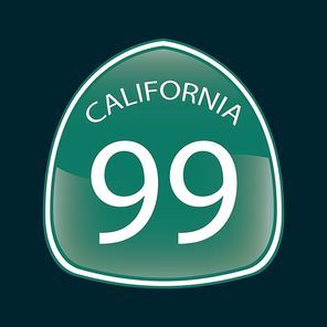 california 99 sign