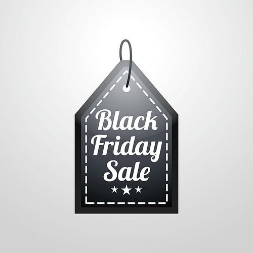 black friday sale tag