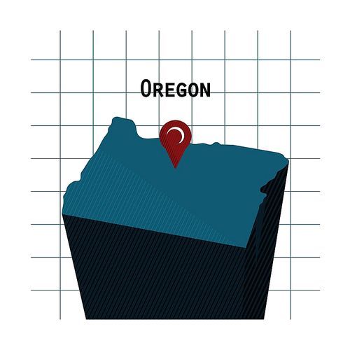 oregon map