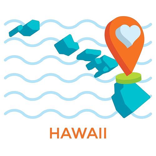 hawaii map