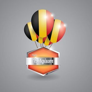 visit belgium concept