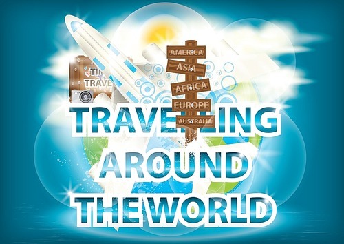 travelling around the world wallpaper