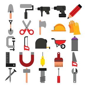 set of construction tools