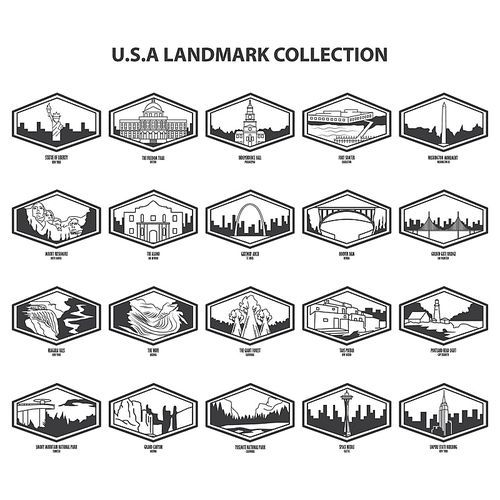 usa landmarks collection
