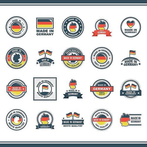 collection of made in germany icons